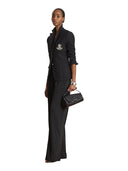 Lauren Ralph Lauren - Blazer in jacquard con ricamo - 200797305004 - Polo Black