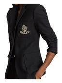Lauren Ralph Lauren - Blazer in jacquard con ricamo - 200797305004 - Polo Black