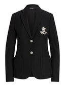 Lauren Ralph Lauren - Blazer in jacquard con ricamo - 200797305004 - Polo Black