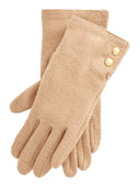 Lauren Ralph Lauren - Guanti tecnici con due bottoni - 454833075003 - Camel