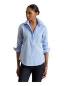 Lauren Ralph Lauren - Camicia in cotone Classic-Fit - 200684553002 - Blue