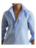 Lauren Ralph Lauren - Camicia in cotone Classic-Fit - 200684553002 - Blue
