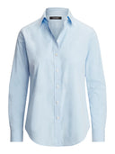Lauren Ralph Lauren - Camicia in cotone Classic-Fit - 200684553002 - Blue