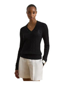 Lauren Ralph Lauren - Maglia da cricket a trecce - 200888795004 - BLACK