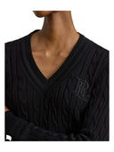 Lauren Ralph Lauren - Maglia da cricket a trecce - 200888795004 - BLACK
