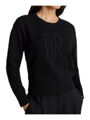 Lauren Ralph Lauren - Maglia in cotone pettinato con logo - 200979653003 - BLACK