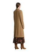 Lauren Ralph Lauren - Cappotto a doppio petto a spina di pesce - 200B27692001 - Brown/Tan Multi