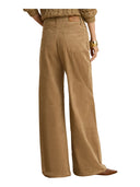 Lauren Ralph Lauren - Pantaloni a vita alta in velluto a coste - 200B34256004 - Lauren Camel
