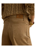 Lauren Ralph Lauren - Pantaloni a vita alta in velluto a coste - 200B34256004 - Lauren Camel