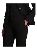 Lauren Ralph Lauren - Pantaloni dritti in crêpe stretch - 200P08857005 - BLACK