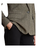 Lauren Ralph Lauren - Blazer in misto cotone a spina di pesce - 200P13676002 - Black/Cream Multi
