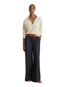 Lauren Ralph Lauren - Maglia polo in cotone e modal - 200P14056001 - Mascarpone Cream