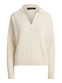 Lauren Ralph Lauren - Maglia polo in cotone e modal - 200P14056001 - Mascarpone Cream