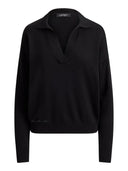 Lauren Ralph Lauren - Maglia polo in cotone e modal - 200P14056002 - BLACK