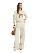 Lauren Ralph Lauren - Maglia polo in cotone e modal - 200P14120001 - Mascarpone Cream Multi