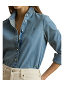 Lauren Ralph Lauren - Camicia in denim Classic-Fit - 200P14149001 - Alicia Wash