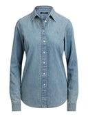 Lauren Ralph Lauren - Camicia in denim Classic-Fit - 200P14149001 - Alicia Wash