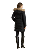 Lauren Ralph Lauren - Piumino con pelliccia ecologica - 297957509001 - BLACK