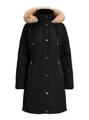 Lauren Ralph Lauren - Piumino con pelliccia ecologica - 297957509001 - BLACK