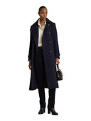Lauren Ralph Lauren - Cappotto a doppio petto in twill - 297P04150002 - Regal Navy