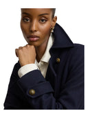 Lauren Ralph Lauren - Cappotto a doppio petto in twill - 297P04150002 - Regal Navy