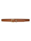Lauren Ralph Lauren - Cintura in pelle con logo sul passante - 412968763011 - Red Terracotta