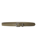 Lauren Ralph Lauren - Cintura in pelle con logo sul passante - 412968763012 - Sage Green
