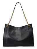 Lauren Ralph Lauren - Borsa Tote Bradley grande in pelle martellata - 431969352002 - BLACK