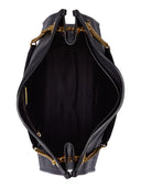Lauren Ralph Lauren - Borsa Tote Bradley grande in pelle martellata - 431969352002 - BLACK