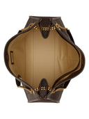 Lauren Ralph Lauren - Borsa Tote Bradley grande in pelle martellata - 431969352012 - Chestnut Brown