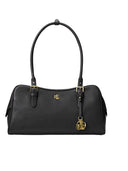 Lauren Ralph Lauren - Borsa Bauletto Marcy grande in pelle - 431P06068002 - BLACK
