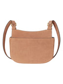 Lauren Ralph Lauren - Borsa a tracolla Marcy media in camoscio - 431P15642004 - Chestnut Brown/Chestnut Brown