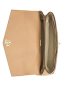 Lauren Ralph Lauren - Borsa Bauletto Farrah medio con foulard - 431P18402001 - Camel/Urban Bltng/Camel Multi