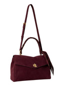 Lauren Ralph Lauren - Borsa Bauletto Farrah medio con foulard - 431P18402002 - Dk Grnt/Urban Bltng/Grnt Multi