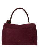 Lauren Ralph Lauren - Borsa Bauletto Farrah medio con foulard - 431P18402002 - Dk Grnt/Urban Bltng/Grnt Multi
