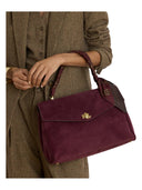 Lauren Ralph Lauren - Borsa Bauletto Farrah medio con foulard - 431P18402002 - Dk Grnt/Urban Bltng/Grnt Multi