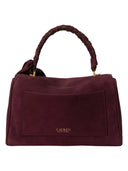 Lauren Ralph Lauren - Borsa Bauletto Farrah piccolo con foulard - 431P18421002 - Dk Grnt/Urban Bltng/Grnt Multi
