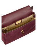 Lauren Ralph Lauren - Borsa Bauletto Farrah piccolo con foulard - 431P18421002 - Dk Grnt/Urban Bltng/Grnt Multi