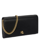 Lauren Ralph Lauren - Borsa a tracolla Adair II media in pelle - 432980206001 - BLACK