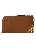 Lauren Ralph Lauren - Portacarte in pelle con cerniera a L - 432P10421008 - Chestnut Brown