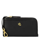 Lauren Ralph Lauren - Portacarte in pelle con cerniera a L - 432P10421002 - BLACK