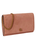 Lauren Ralph Lauren - Borsa a tracolla Adair II in camoscio - 432P15691003 - Botanic Green