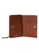 Lauren Ralph Lauren - Portafoglio bi-fold piccolo in pelle - 432P16735001 - Lauren Tan