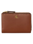 Lauren Ralph Lauren - Portafoglio bi-fold piccolo in pelle - 432P16735001 - Lauren Tan