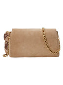 Lauren Ralph Lauren - Pochette con tracolla e foulard - 432P18554001 - Camel/Urban Bltng/Camel Multi