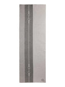Lauren Ralph Lauren - Sciarpa avvolgente con motivo a cinture - 454P23540002 - Charcoal/Grey