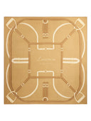 Lauren Ralph Lauren - Foulard in lana e seta stampa a cinture - 454P23561003 - Lauren Camel