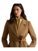 Lauren Ralph Lauren - Foulard in lana e seta stampa a cinture - 454P23561003 - Lauren Camel