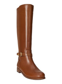 Lauren Ralph Lauren - Stivali alti Brooke II in vitello - 802974383001 - Lauren Tan