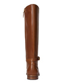 Lauren Ralph Lauren - Stivali alti Brooke II in vitello - 802974383001 - Lauren Tan